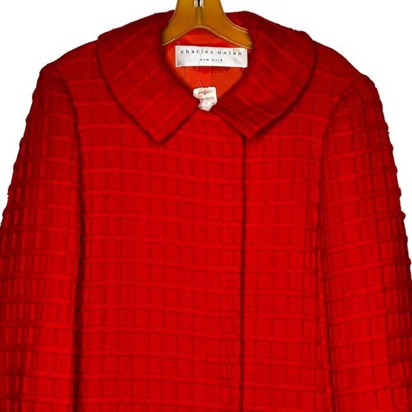 Charles Nolan New York Wool Blend Coat nwt - Picture 2 of 6